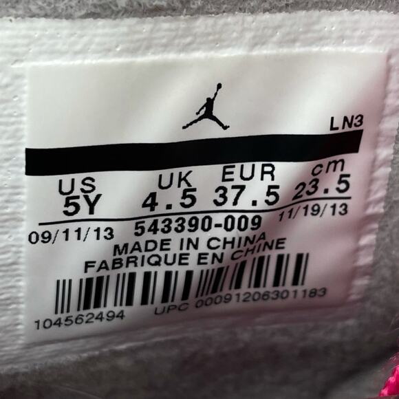 Jordan 6 Retro Valentine’s Day 2014 Basketball Shoes 543390-003 Women’s Sz 6.5 - Picture 11 of 11